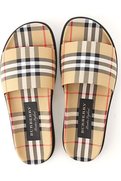 mens burberry slides|burberry sneakers for men.